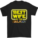 Best Wife In the Galaxy Mens T-Shirt Cotton Gildan Black