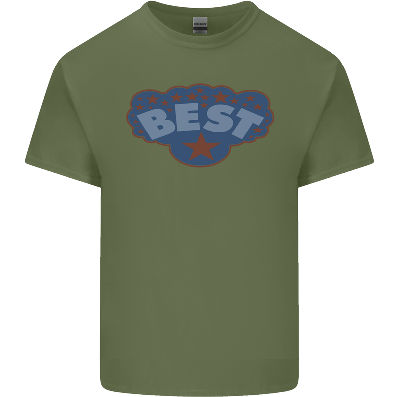 Best as Worn by Roger Daltrey Mens Cotton T-Shirt Tee Top Military Green