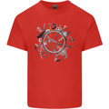 Bicycle Parts Cycling Cyclist Cycle Bicycle Mens Cotton T-Shirt Tee Top Red
