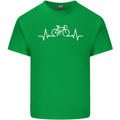 Bicycle Pulse Cycling Cyclist Bike MTB Mens Cotton T-Shirt Tee Top Irish Green