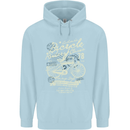 Bicycle Rider Classic Cyclist Funny Cycling Childrens Kids Hoodie Light Blue