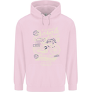 Bicycle Rider Classic Cyclist Funny Cycling Childrens Kids Hoodie Light Pink
