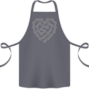 Bike Heart Chain Cycling Biker Motorcycle Cotton Apron 100% Organic Steel