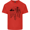 Bike Ride Cycling Cyclist Bicycle Road MTB Mens Cotton T-Shirt Tee Top Red