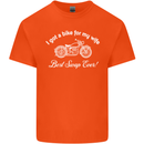 Bike for My Wife Best Swap Ever Motorcycle Mens Cotton T-Shirt Tee Top Orange