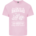 Biker A Normal Dad Father's Day Motorcycle Mens Cotton T-Shirt Tee Top Light Pink