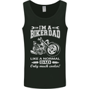 Biker A Normal Dad Father's Day Motorcycle Mens Vest Tank Top Black