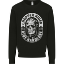 Biker Chopper Rider Motorbike Motorcycle Mens Sweatshirt Jumper Black
