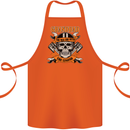 Biker Grandad the Man Myth Legend Funny Cotton Apron 100% Organic Orange
