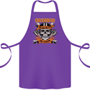 Biker Grandad the Man Myth Legend Funny Cotton Apron 100% Organic Purple