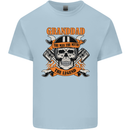 Biker Grandad the Man Myth Legend Funny Mens Cotton T-Shirt Tee Top Light Blue