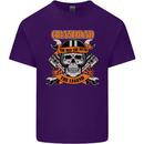 Biker Grandad the Man Myth Legend Funny Mens Cotton T-Shirt Tee Top Purple