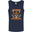 Biker Grandad the Man Myth Legend Funny Mens Vest Tank Top Navy Blue