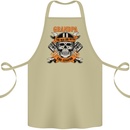 Biker Grandpa the Man Myth Legend Funny Cotton Apron 100% Organic Khaki