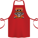 Biker Grandpa the Man Myth Legend Funny Cotton Apron 100% Organic Red