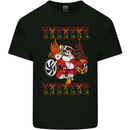 Biker Santa Christmas Motorcycle Motorbike Mens Cotton T-Shirt Tee Top Black