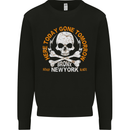 Biker Skull Here Today Motorbike Motorcycle Mens Sweatshirt Jumper Black