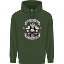 Bikers Don't Go Grey Motorbike Motorcycle Mens 80% Cotton Hoodie Forest Green