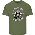 Bikers Don't Go Grey Motorbike Motorcycle Mens Cotton T-Shirt Tee Top Military Green
