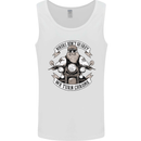 Bikers Don't Go Grey Motorbike Motorcycle Mens Vest Tank Top White