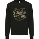 Bikers Speedway Racing Mens Sweatshirt Jumper Black