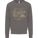 Bikers Speedway Racing Mens Sweatshirt Jumper Charcoal