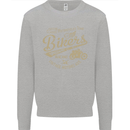 Bikers Speedway Racing Mens Sweatshirt Jumper Sports Grey