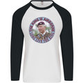 King Airborne Mens L/S Baseball T-Shirt White/Black