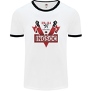 INGSOC George Orwell English Socialism 1994 Mens White Ringer T-Shirt White/Black