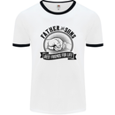 Father & Sons Best Friends Father's Day Mens White Ringer T-Shirt White/Black
