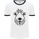 Spacehopper Retro Bouncy Toy Space Hopper Mens White Ringer T-Shirt White/Black