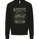 Blackhawk Uh60 Military Helicopter Army Mens Sweatshirt Jumper Black