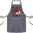 Blood Sweat Rugby and Beers England Funny Cotton Apron 100% Organic Steel