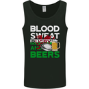 Blood Sweat Rugby and Beers Wales Funny Mens Vest Tank Top Black
