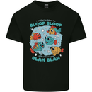Bloop Bloop Funny Fishing Fisherman Kids T-Shirt Childrens Black