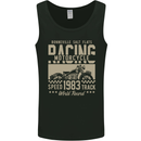 Bonneville Salt Flats Motorcycle Biker Mens Vest Tank Top Black