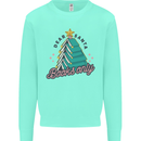 Books Only Christmas Tree Funny Bookworm Mens Sweatshirt Jumper Peppermint