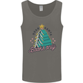 Books Only Christmas Tree Funny Bookworm Mens Vest Tank Top Charcoal