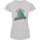Books Only Christmas Tree Funny Bookworm Womens Petite Cut T-Shirt Sports Grey
