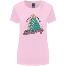 Books Only Christmas Tree Funny Bookworm Womens Wider Cut T-Shirt Light Pink