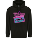 Born In the 80s Funny Birthday Music 80's Childrens Kids Hoodie Black