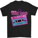 Born In the 80s Funny Birthday Music 80's Mens T-Shirt 100% Cotton Black