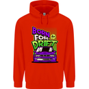 Born for Drift Drifting Car Mens 80% Cotton Hoodie Bright Red