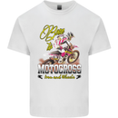Born to Motocross Dirt Bike Kids T-Shirt Childrens White