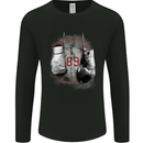 Boxing Gloves 89 Boxer Mens Long Sleeve T-Shirt Black