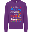 Boy Calls Me Mimi Autistic Autism Awareness Mens Sweatshirt Jumper Purple