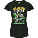 Brazilian Capoeira Mixed Martial Arts MMA Womens Petite Cut T-Shirt Black