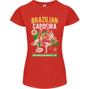 Brazilian Capoeira Mixed Martial Arts MMA Womens Petite Cut T-Shirt Red