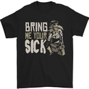 Bring Me Your Sick Plague Doctor Mens T-Shirt Cotton Gildan Black