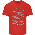 British RAF Fighters Royal Air Force Planes Kids T-Shirt Childrens Red